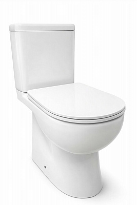 Унитаз напольный Остин Лайт, 2-режима, сиденье дюропласт, микролифтSantek 1WH501877