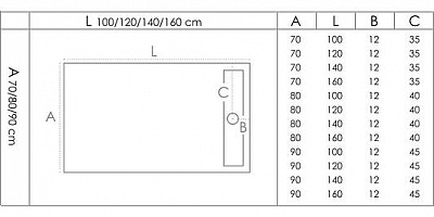 Душевой поддон литьевой 160х70 GoodDoor Stella, чёрный, ЛП00163, прямоугольный