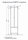 Шкаф-колонна двустворчатая Акватон "Симпл" с бельевой корзиной 1A137403SL010