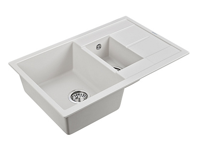 Мойка для кухни кварцевая Paulmark Feste PM237850-WH
