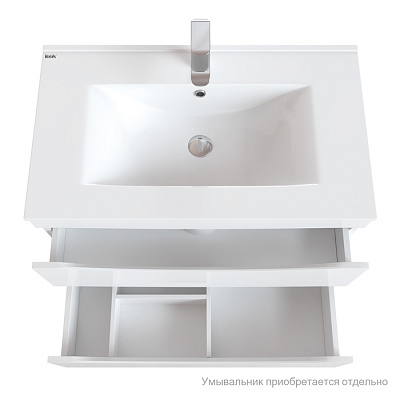 Тумба подвесная Iddis Cloud CLO80W0i95 80 см, белая. Подходит умывальник: 0138000i28