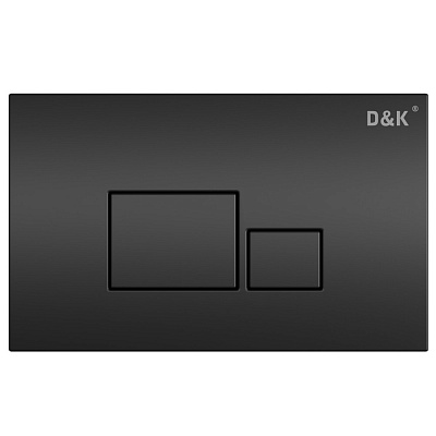 Комплект унитаза с инсталляцией D&K DS1392502 (клавиша чёрный)