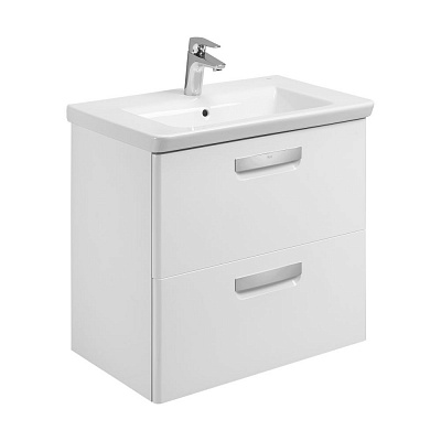 Тумба под раковину Roca The Gap 70 белый глянец ZRU9302878