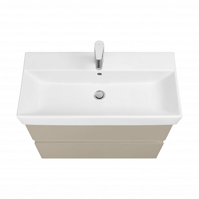 Тумба с раковиной Roca Oleta 80 капучино, 2 ящика, A857640515