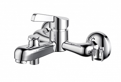 Смеситель для ванны с душем D&K Rhein Schiller Da1463201 короткий излив хром