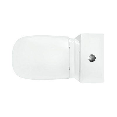 Унитаз-компакт Sanita Luxe Quadro Slim DM (тонкое сиденье дюропласт, микролифт) QDRSLCC01151022