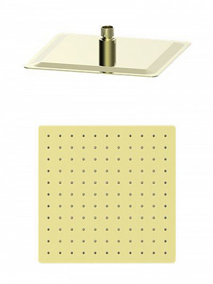 Верхний душ Wonzon & Woghand, брашированное золото ww-88dp02-bg