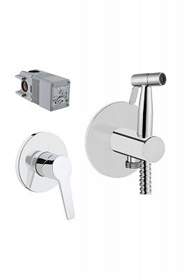 Комплект встроенный смеситель с гигиеническим душем Vitra Hygienic A49271EXP