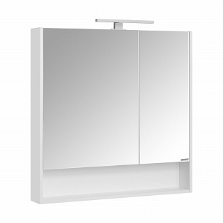 Зеркальный шкаф AQUATON Сканди 90 белый 1A252302SD010