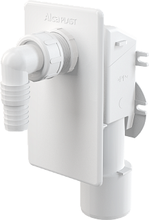 Сифон для стиральной машины скрытого монтажа Alcaplast APS4 белый