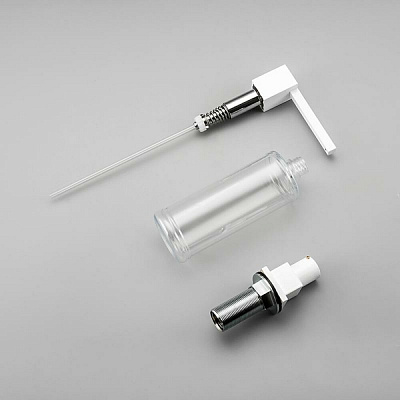 Дозатор латунь белый 300мл Gappo G404-8