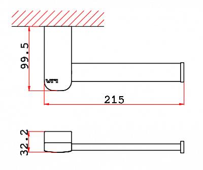 Полотенцедержатель VRI Bauta HG800909