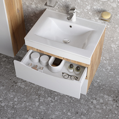 Тумба подвесная с умывальником Iddis Cloud CLO60Y0i95K