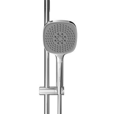Душевая стойка VitrA Core Square A45917EXP с ручным душем без смесителя хром