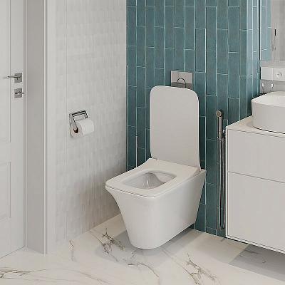 Унитаз подвесной с микролифтом Cerutti SPA Nivolet Aria PP CT9034