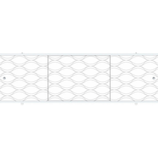 Экран под ванну Светло-серый 1,48  алюминиевый профиль, влагостойкий ПРЕМИУМ А МетаКам