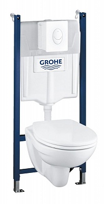 Комплект инсталляции с унитазом Grohe Solido 39116000(5в1)