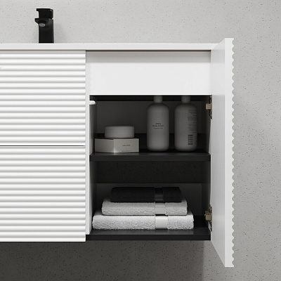 Тумба с умывальником (0131000i28) подвесная 100 см, белый, IDDIS Bild BIL10W0i95K