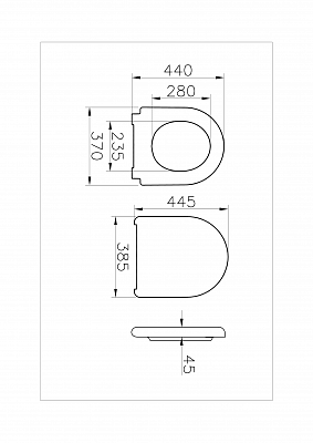 Сиденье для унитаза с микролифтом Vitra Liquid 137-003-009
