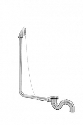 Слив-перелив для ванны Эстет Wirquin (хром)