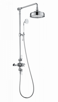 Душевая система с термостатом Wonzon & Woghand RETRO, Хром WW-B3041-CR