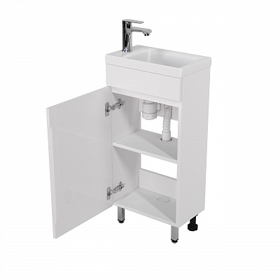Тумба напольная левая MIRSANT Soho Quadro 40 УТ000086773 (раковина Fest-40)