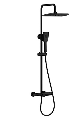 Душевая система Wonzon & Woghand, Черный матовый WW-AE33110-MB
