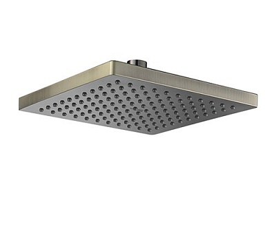 Верхний душ 20х20 WasserKRAFT Exter A140 квадрат светлая бронза