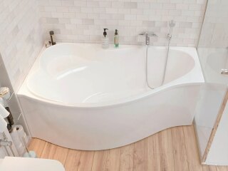 Ванна акриловая угловая 170х100 левая GRACIA 1MarKa 01гр1710л (без рамы)