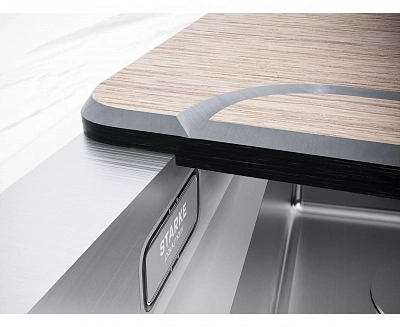 Мойка 580х450мм Paulmark NEXT-MULTI SINK 58 UNI PM785845-BS брашированная нержавеющая сталь