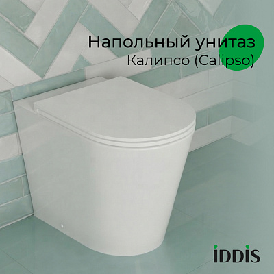 Унитаз приставной безободковый Iddis Calipso CALRDSEi26
