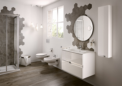 Тумба с раковиной Roca Victoria Nord Ice Edition 80 2 ящика ZRU9302731