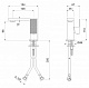 Смеситель для раковины CEZARES PRIZMA-LSM2 PRIZMA-LSM2-NOP-W0