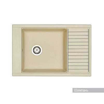Мойка гранитная Акватон Делия 78  шампань 1A715132DE290