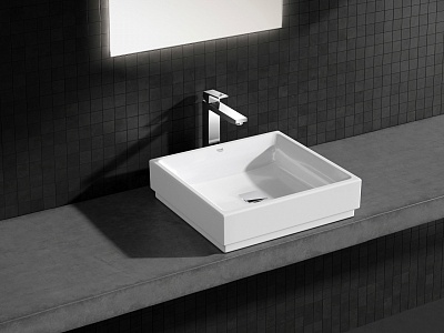 Раковина подвесная GROHE Cube Ceramic 50 альпин-белый 3947400H