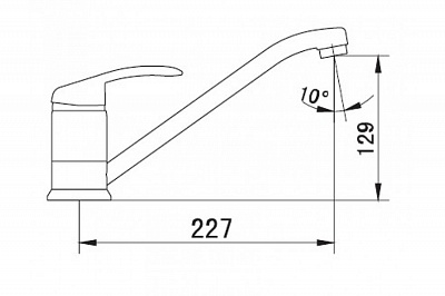 Смеситель для кухни SMART Тренд SM054001AA_R