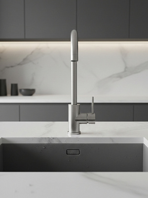 Смеситель для кухни из нержавеющей стали SUS304 CALORIE CAL50224-5