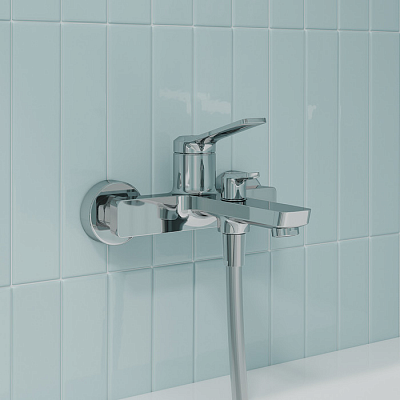 Смеситель для ванны фиксированный Iddis Parker PARSB02i02WA