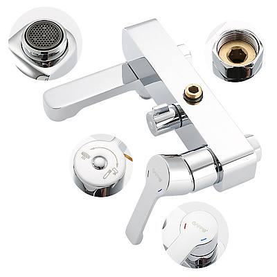 Душевая система Gappo G02 G2402, хром