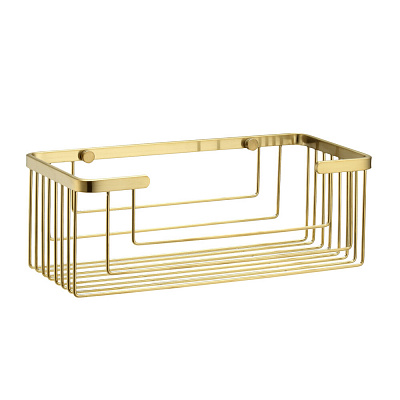 Полка металлическая прямая WasserKRAFT K-711 BRUSHED GOLD PVD-покрытие