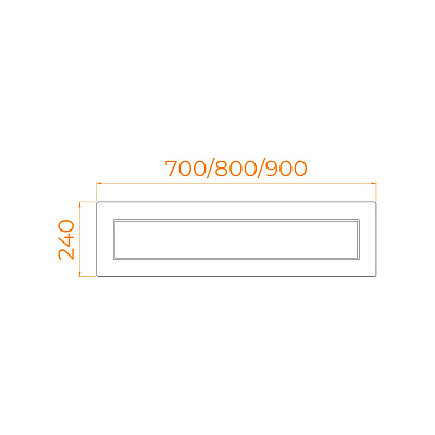 RGW Экран для поддона RGW NB/CL-s-07 70*24 (боковой) 16230712-70-A