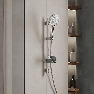 Душевой гарнитур со штангой, Ideal Spa, Milardo, ILS3C70M16