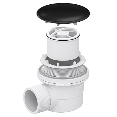 Сифон для душевых поддонов RGW Velplex QYD-06 Черный