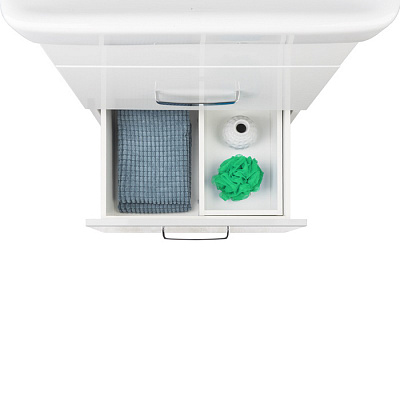 Тумба с раковиной, напольная Iddis Custo NCU50W0i95K 50 см, белая