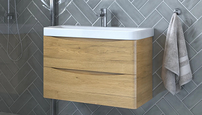 Тумба подвесная Velvex Clay 80.2Y (дуб верона) (рак.217493)