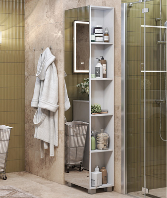 Шкаф пенал зеркальный 45 см Vigo Urban 450 pn.URB.45