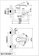 Смеситель для ванны с душем d&k rhein.Valerius Da1363201 короткий излив хром