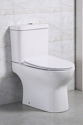 Сиденье быстросъемное дюропласт soft close металлическое крепление Belbagno STEAM  BB130SC