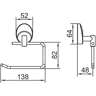 Бумагодержатель Ledeme L3303-3