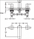 Смеситель на раковину  CEZARES TESORO-BLS-01 TESORO-F-BLS-01-W0